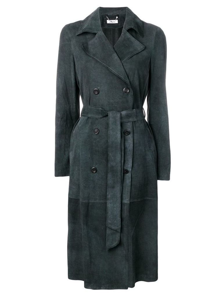 Desa 1972 double-breasted belted coat - Black