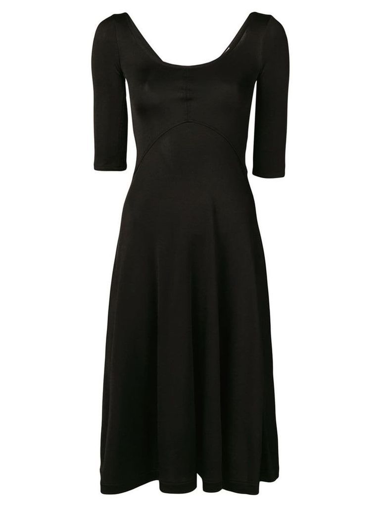 Acne Studios scoop neck dress - Black