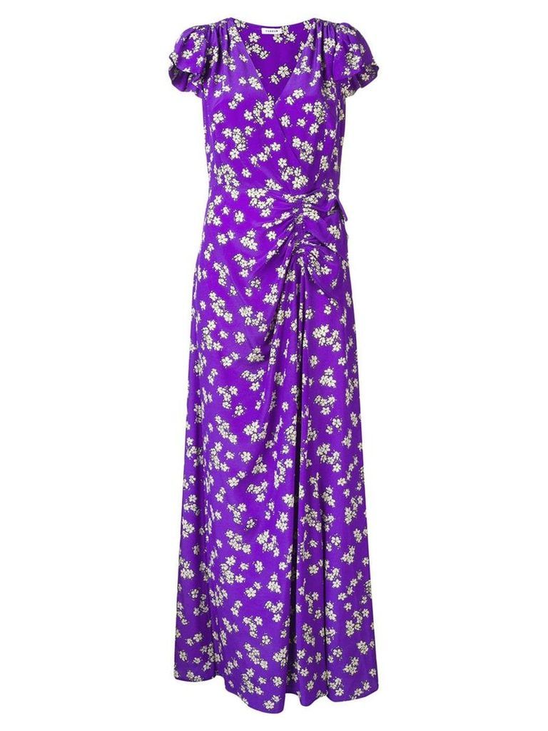 P.A.R.O.S.H. floral print maxi dress - Purple