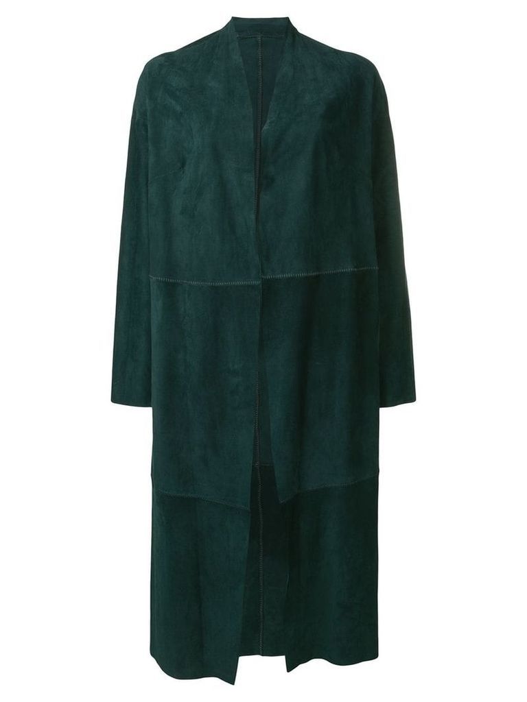 Salvatore Santoro oversized midi coat - Green