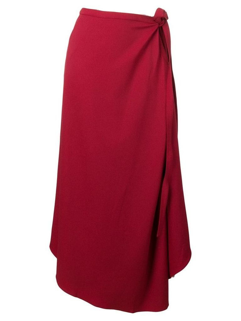 Y/Project asymmetric skirt - Red
