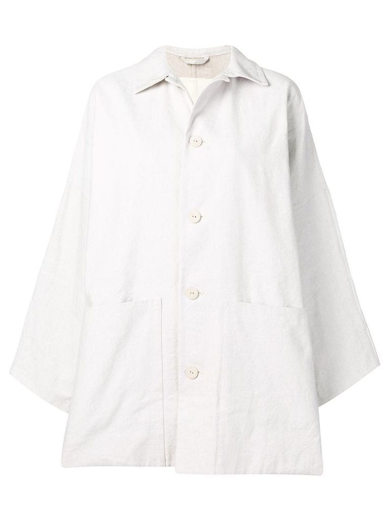Toogood mid-length coat - White