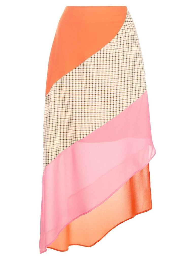 Rejina Pyo colour block asymmetric skirt - Multicolour