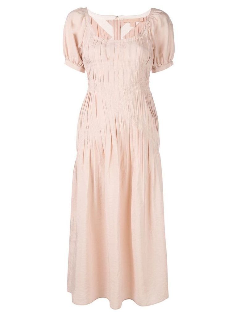 Brock Collection flared midi dress - Pink