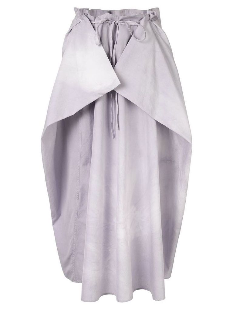 Lemaire draped panel skirt - Purple
