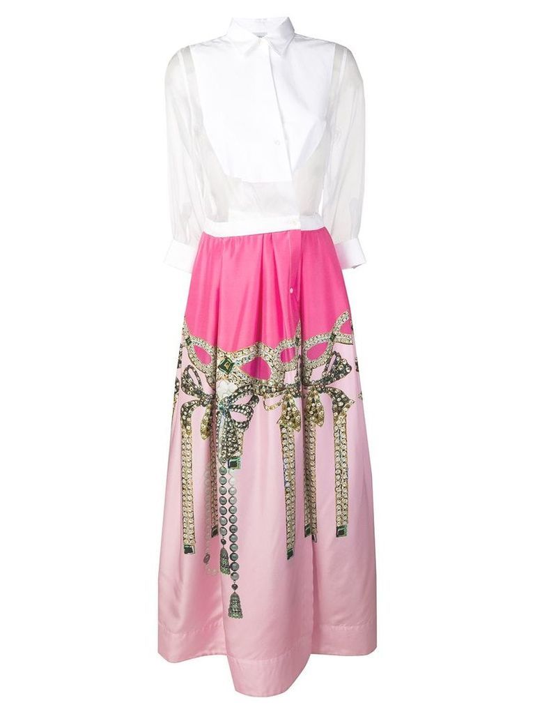 Sara Roka Jinny jewel-print dress - Pink