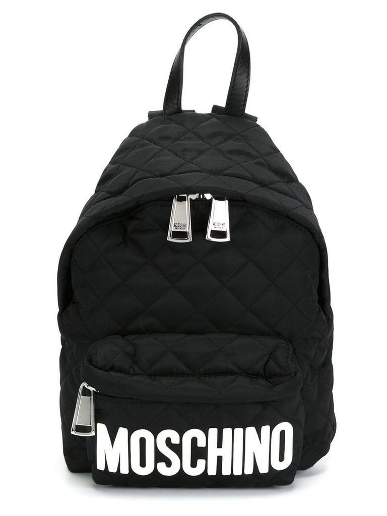 Moschino quilted backpack - Black