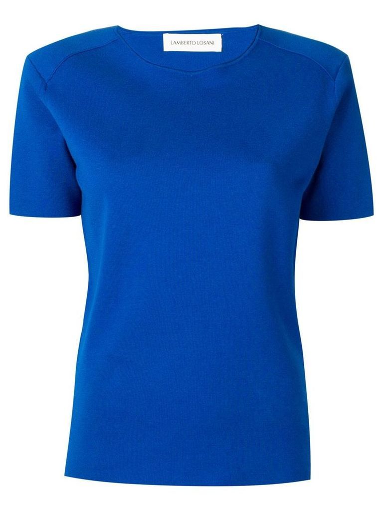 Lamberto Losani casual round neck T-shirt - Blue