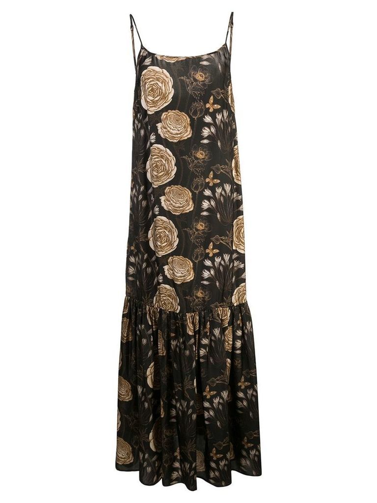 Uma Wang floral print dress - Black