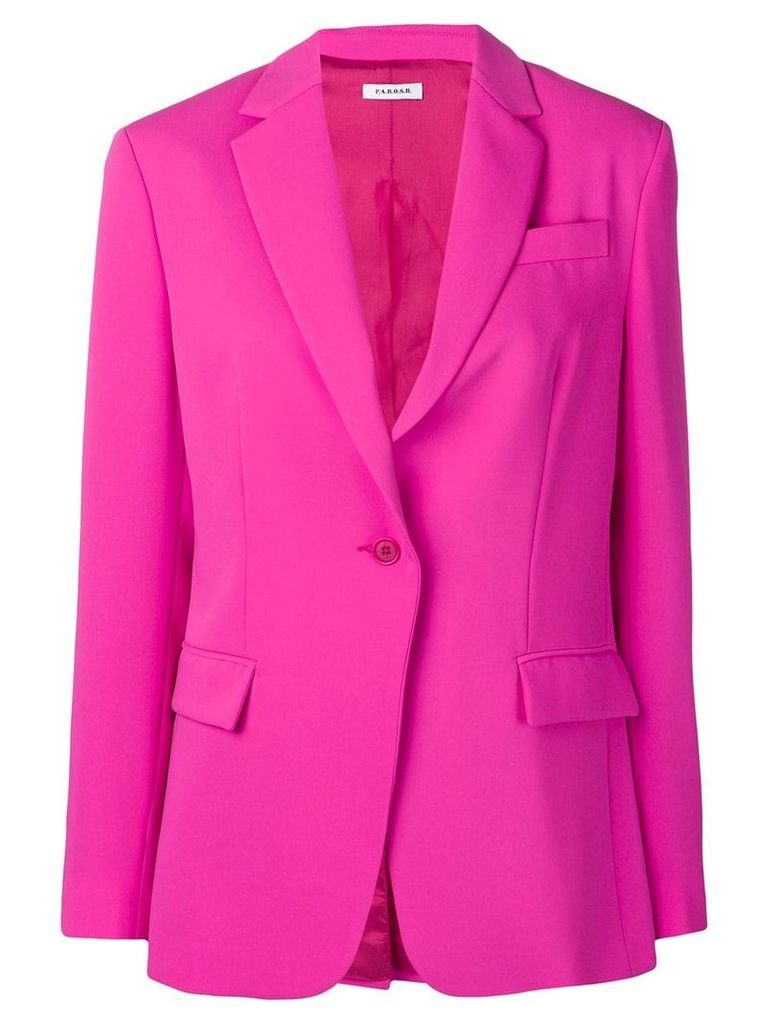 P.A.R.O.S.H. classic single-breasted blazer - Pink