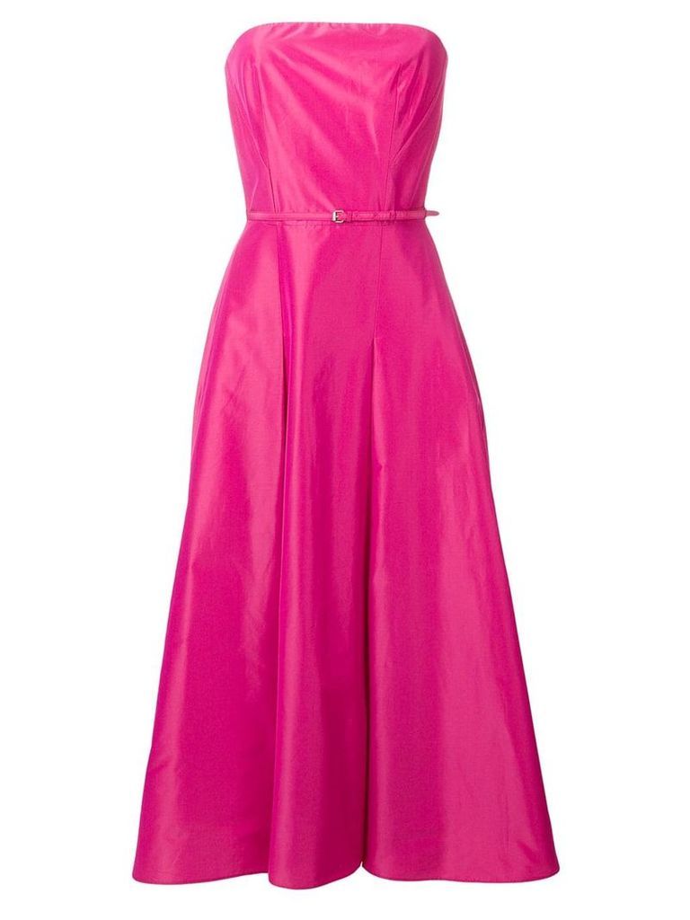 Aspesi strapless flared dress - Pink