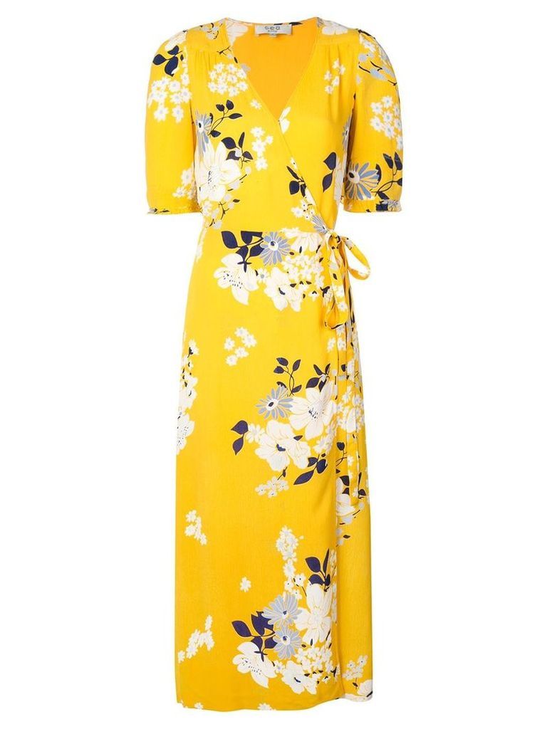 Sea Pia floral midi dress - Yellow