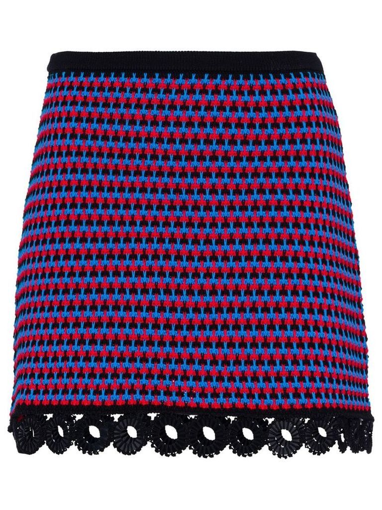 Miu Miu Cotton crochet skirt - Blue
