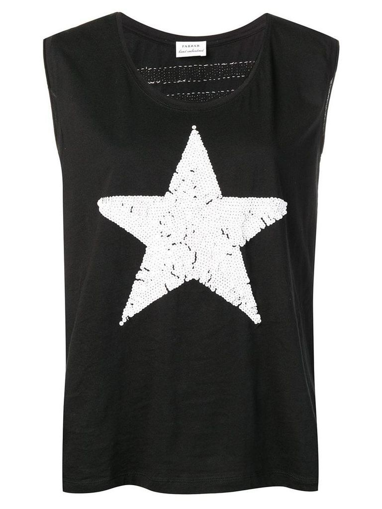 P.A.R.O.S.H. Star print vest top - Black