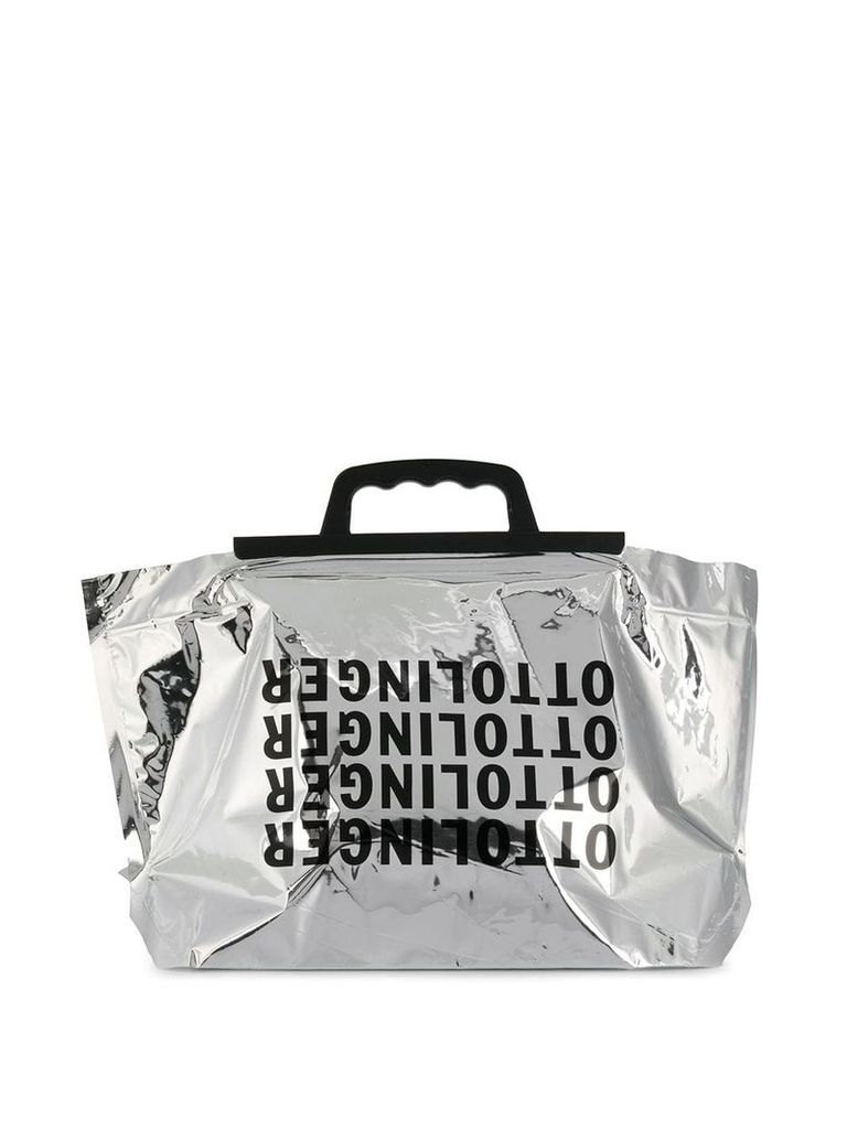 Ottolinger logo shopping bag - Silver
