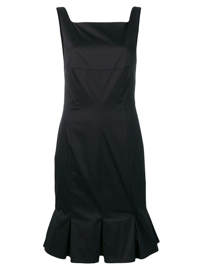 Karl Lagerfeld square neck cocktail dress - Black