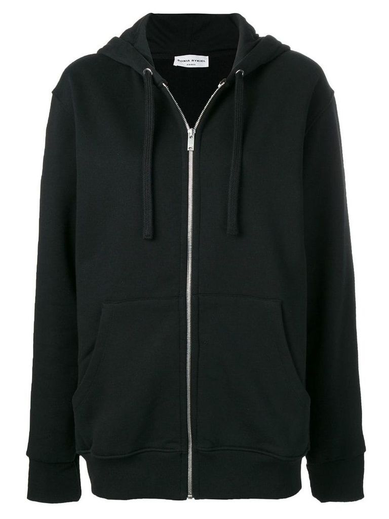 Sonia Rykiel front zip hoodie - Black