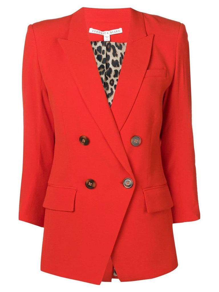 Veronica Beard fitted blazer - Red