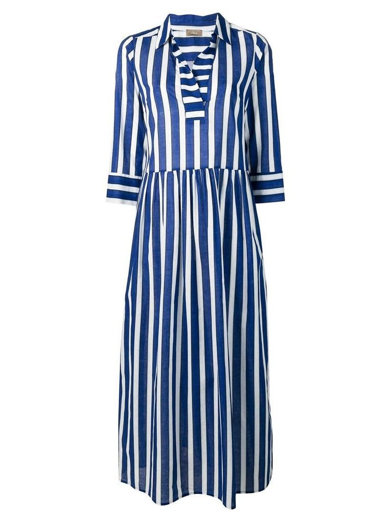 Altea striped midi dress - Blue