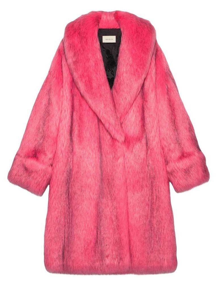 Gucci Oversize faux fur coat - 5155