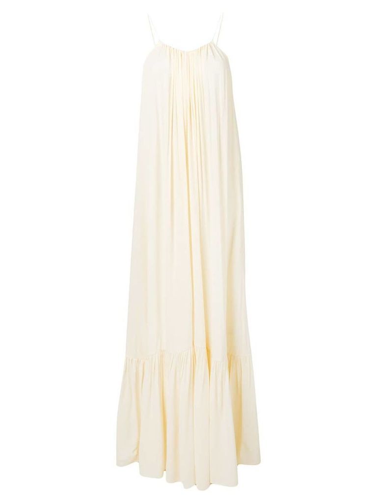 Erika Cavallini spaghetti strap dress - Neutrals