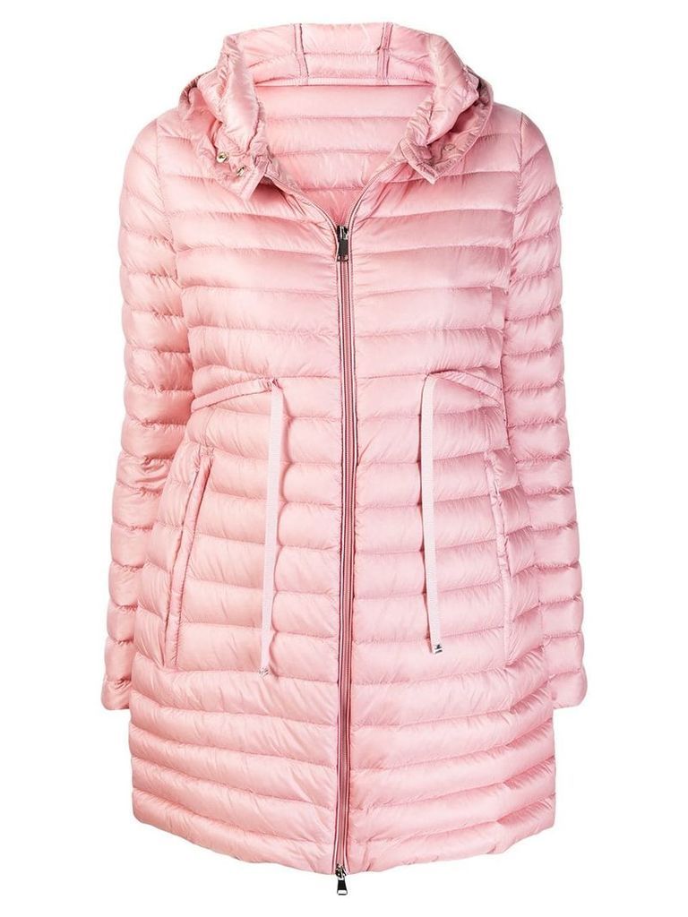Moncler hooded padded coat - Pink