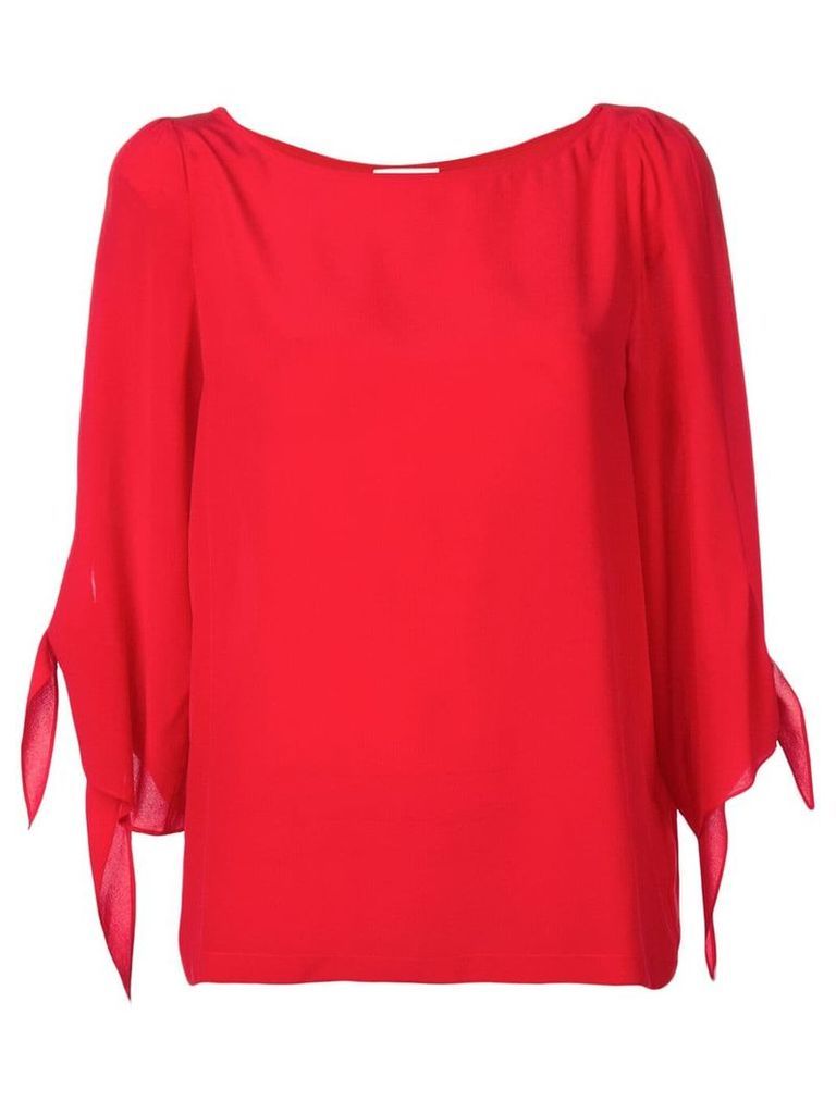 Semicouture loose jersey top - Red