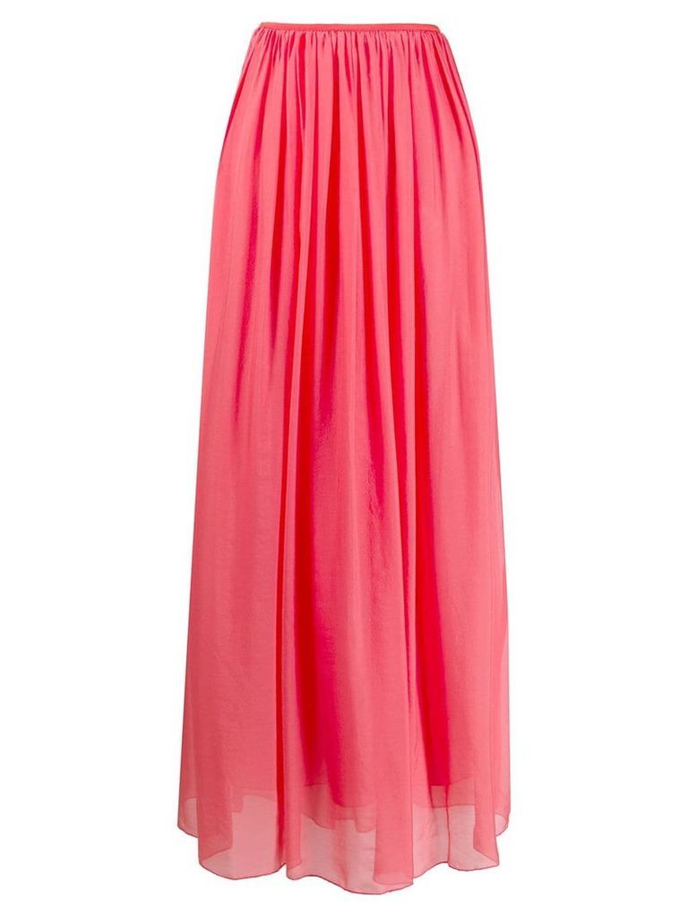 Forte Forte pleated chiffon skirt - Pink