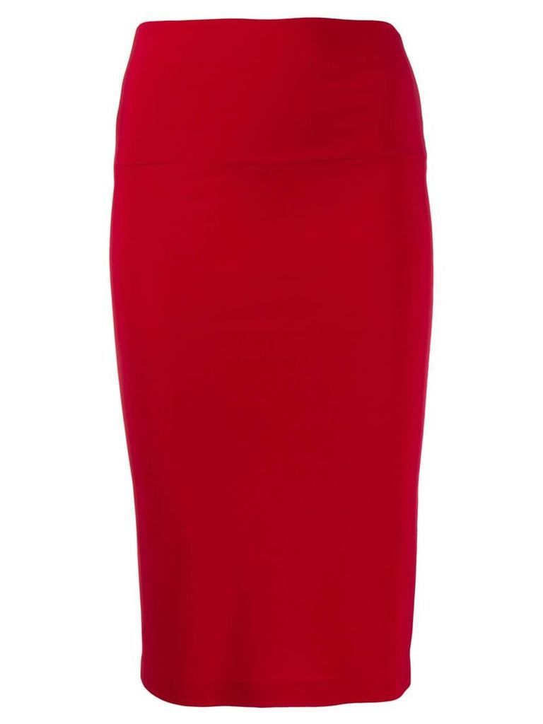 Norma Kamali fitted skirt - Red