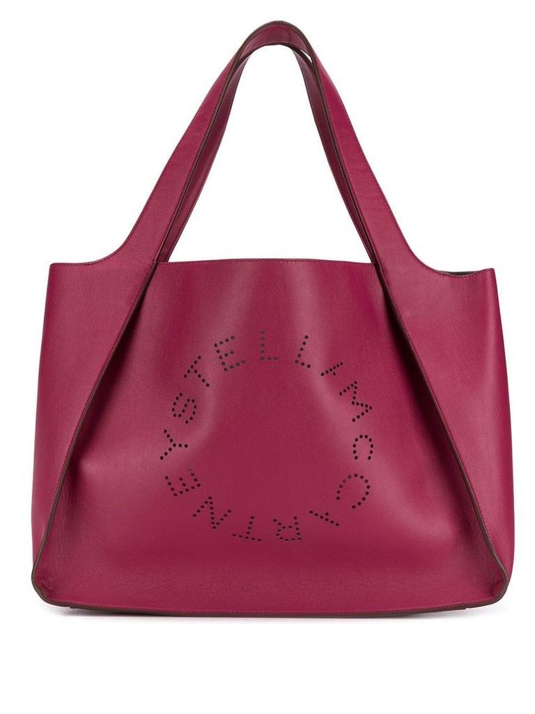 Stella McCartney Stella logo tote bag - Red
