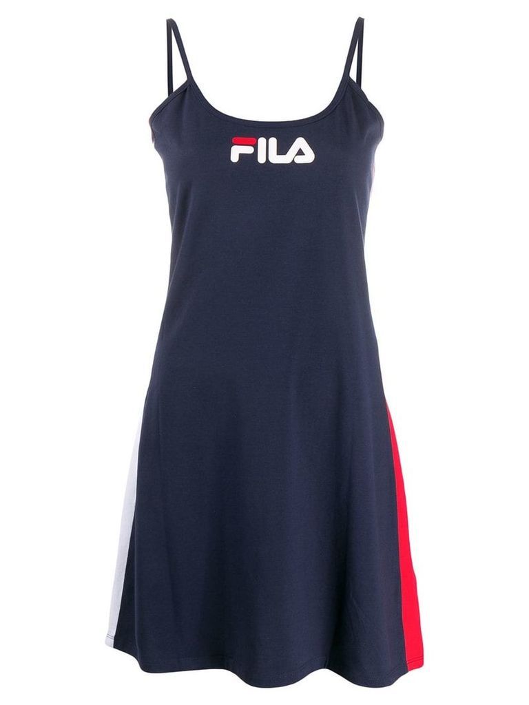 Fila Jaela logo print dress - Blue