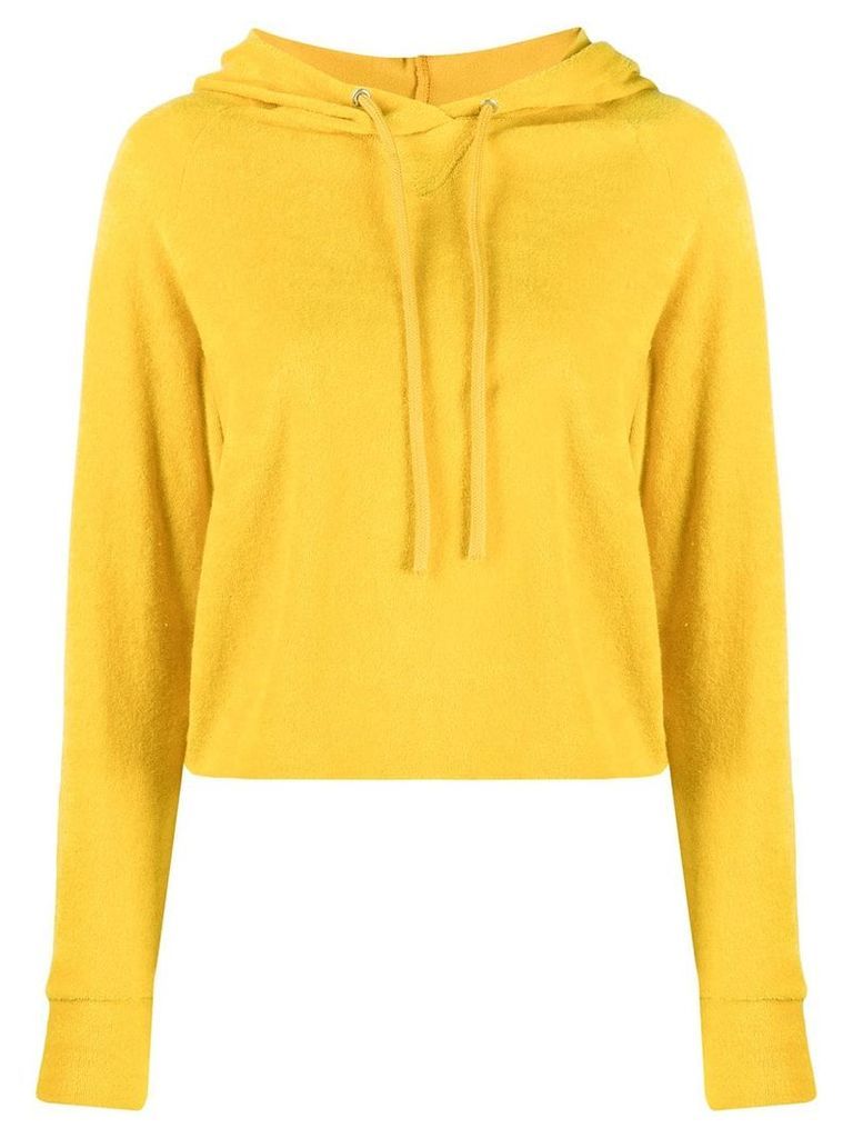 Majestic Filatures knitted hoodie - Yellow