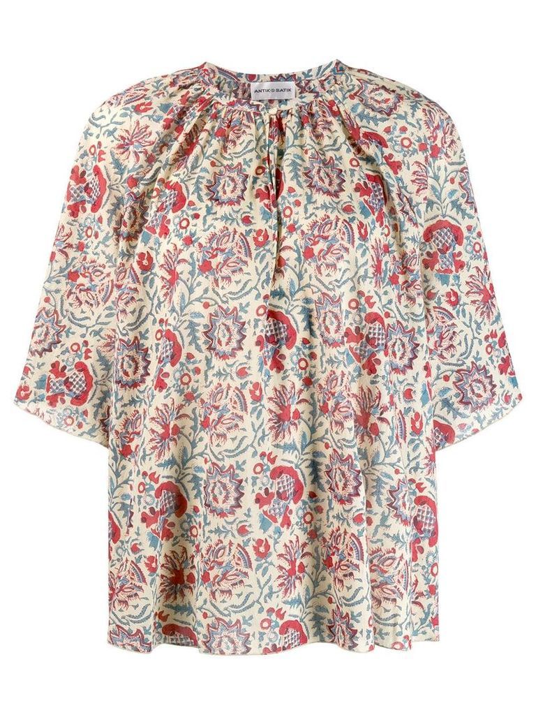 Antik Batik floral print blouse - Neutrals