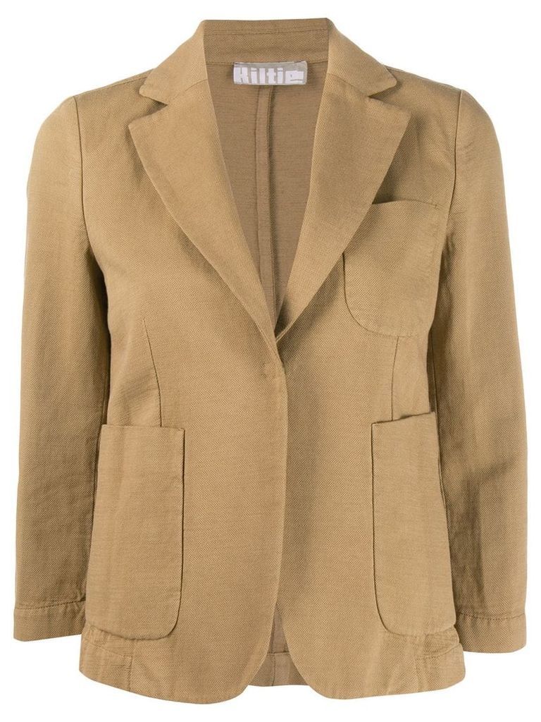 Kiltie tailored blazer jacket - Neutrals