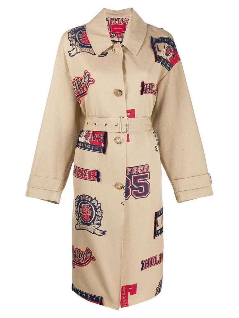 Tommy Hilfiger Letterman trench coat - Neutrals