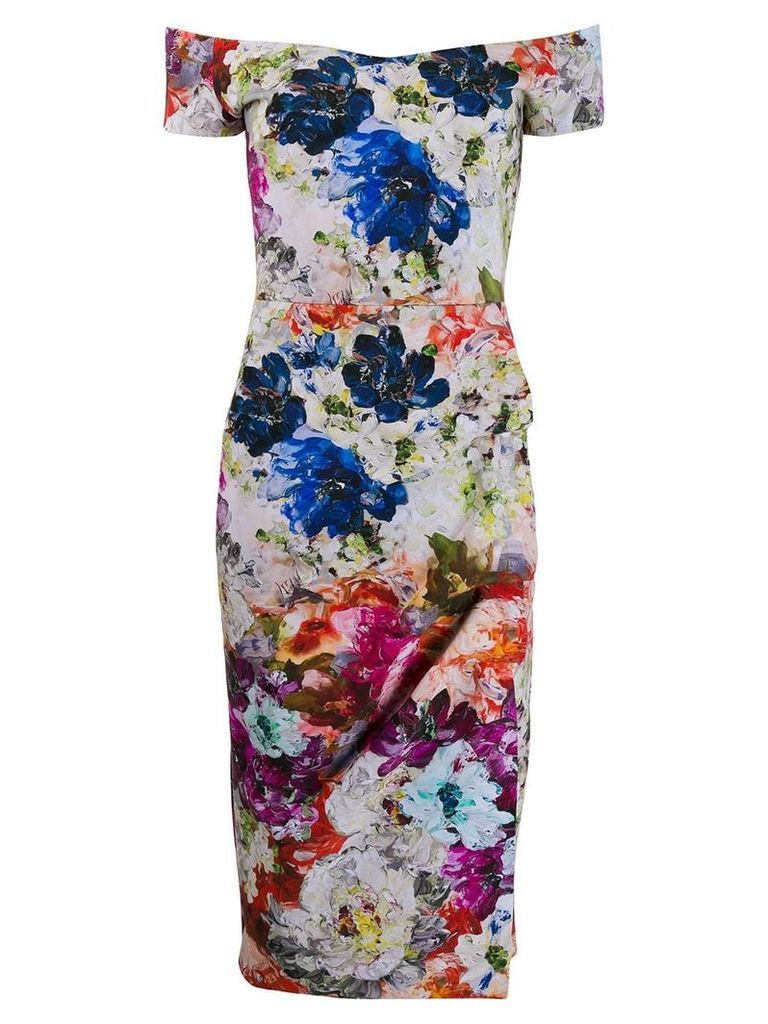 Le Petite Robe Di Chiara Boni floral print fitted dress - Multicolour