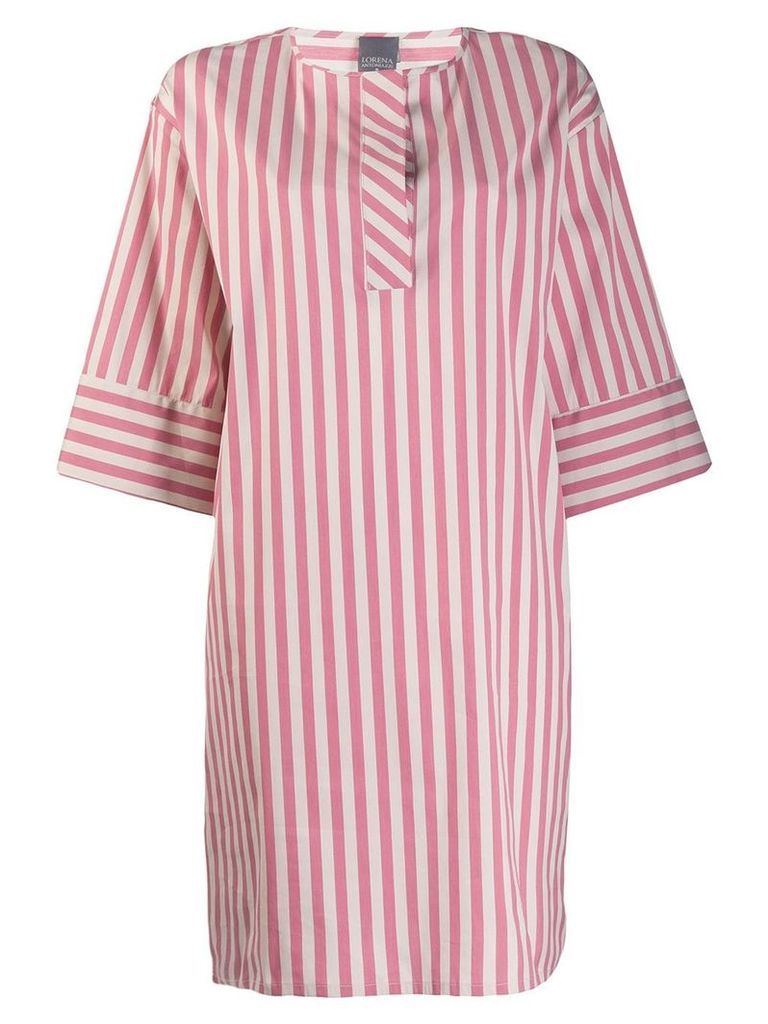 Lorena Antoniazzi short striped dress - Pink
