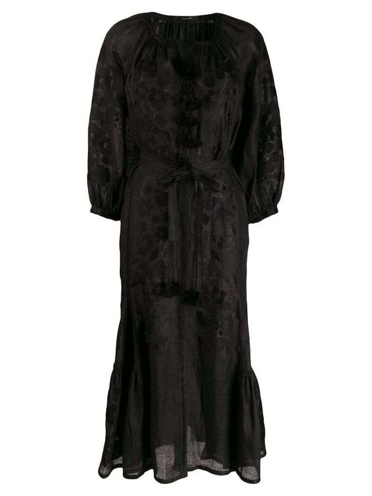 Vita Kin fitted tassel dress - Black