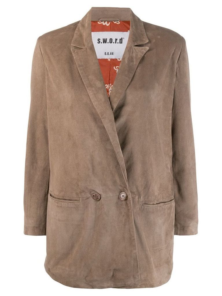 S.W.O.R.D 6.6.44 double-breasted jacket - Neutrals