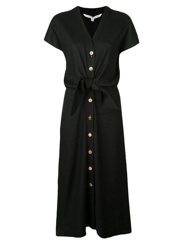 Veronica Beard knot detail shirt dress - Black