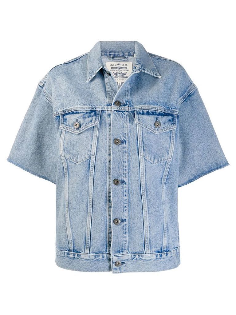 Levi's: Made & Crafted short sleeved jacket - Blue