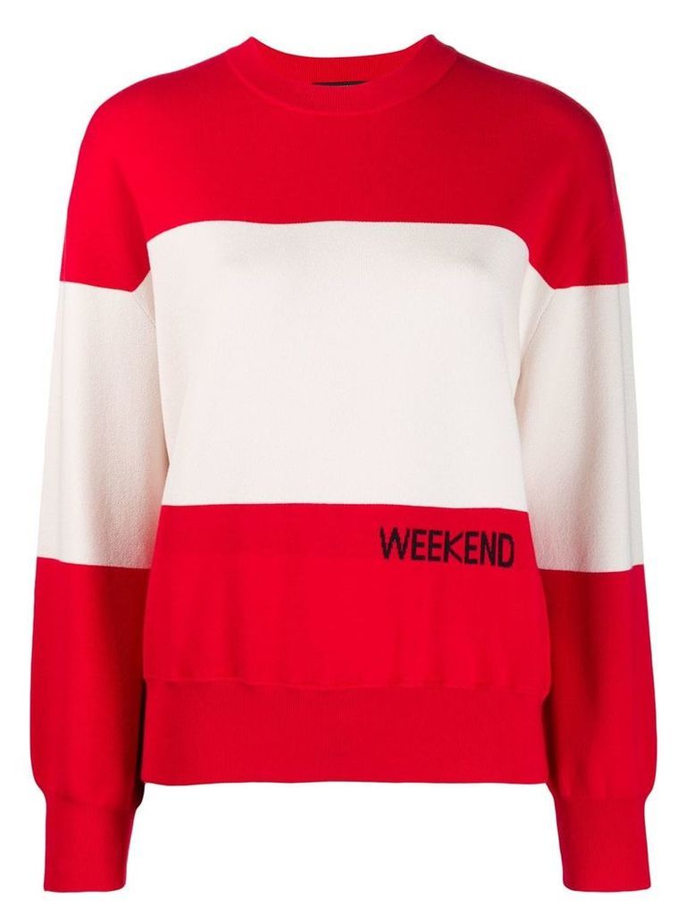 Weekend Max Mara striped jumper - Red