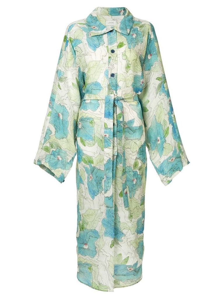 Lemaire floral print shirt dress - Multicolour