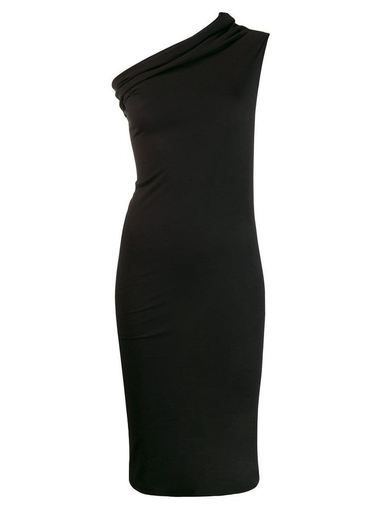 Rick Owens Lilies one shoulder dress - Black