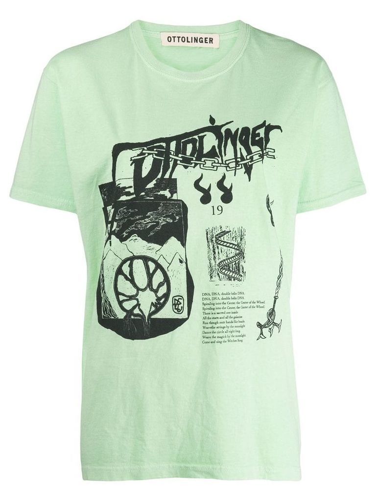 Ottolinger graphic print T-shirt - Green