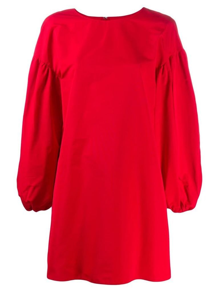 Valentino puff sleeve dress - Red