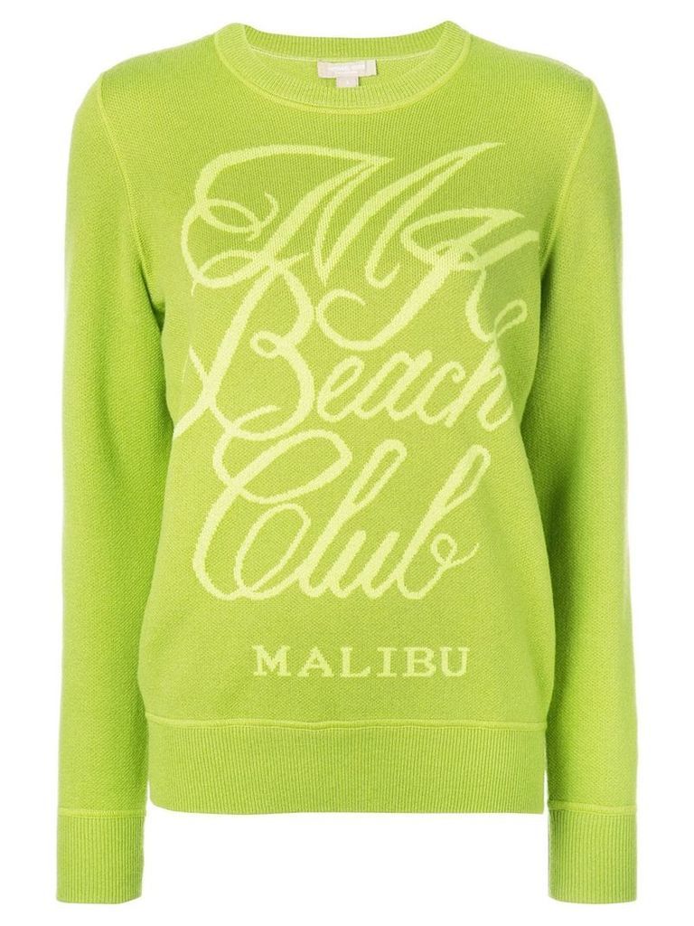 Michael Kors Collection long sleeved sweater - Green