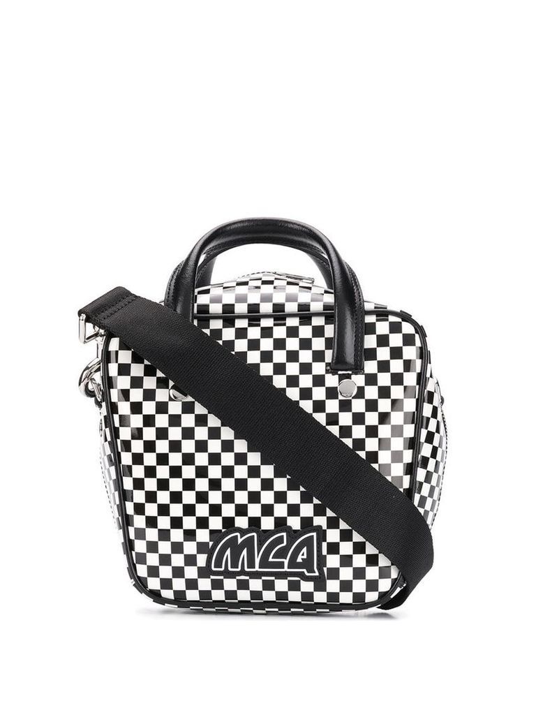 McQ Alexander McQueen checkered tote bag - Black