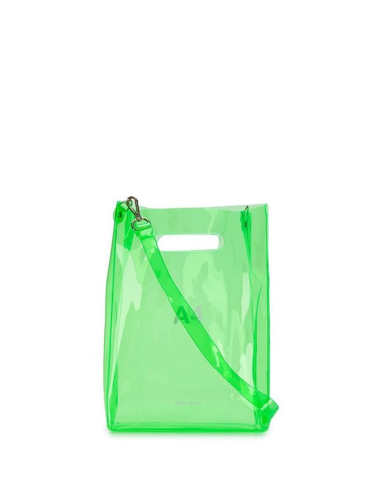 Nana-Nana transparent shoulder bag - Green