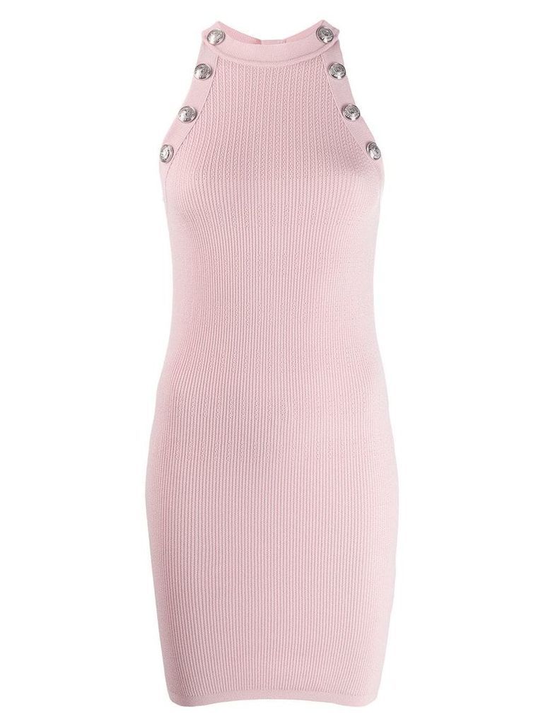 Balmain fitted knit dress - Pink